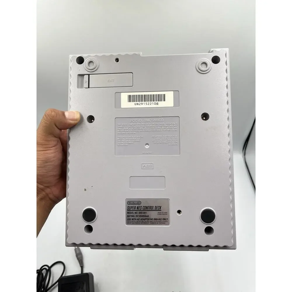 Super Nintendo Entertainment System SNES Console SNS-001 OEM Controller + Cords